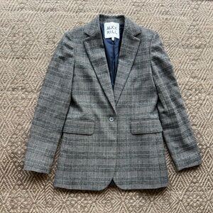 Alex Mill Gray Plaid Blazer